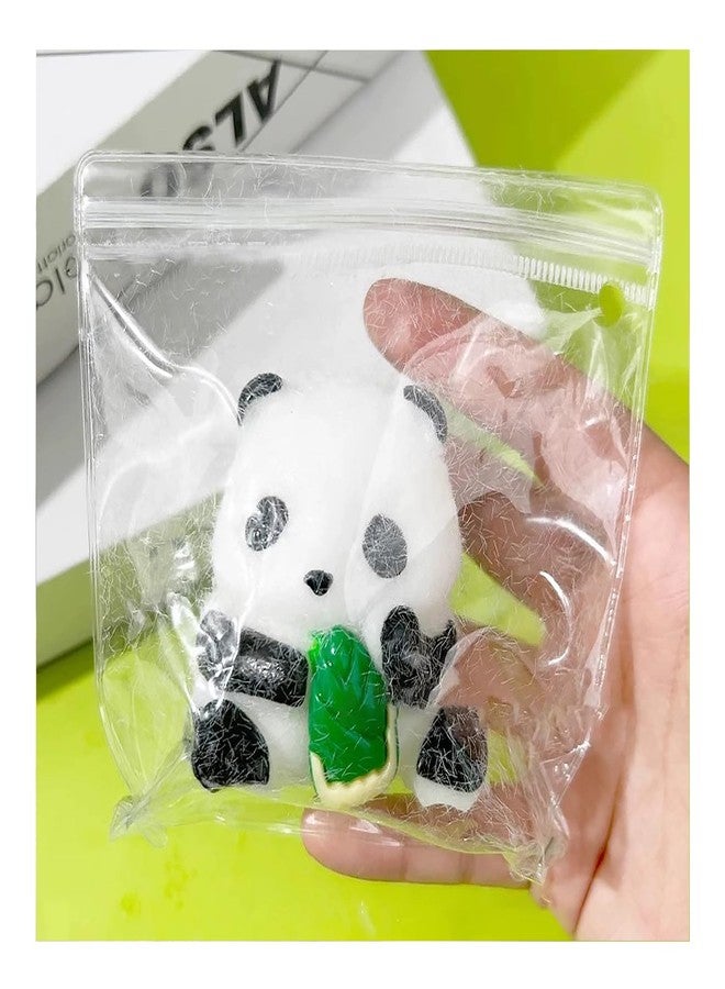 SHILIFE Taba Squishy Panda,Stress Ball,Kawaii Squishies PVC Toys,Stress Relieving Fur Ball OPP Packaging Gifts|Squishy Fidget Toys for Anxiety & Relaxation|Perfect Desk Accessory for Adults (Panda) - Image 3